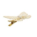Épingles à cheveux dorées avec des papillons - 6 pcs 7