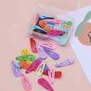 Épingles décoratives pour le pelage des petits chiens 50 pcs Fermeture à clip Métallique Taille 3 cm Forme en goutte d'eau 8