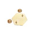 Épinglette émaillée de la salle commune de Gryffondor Harry Potter 4 × 3,5 cm broche en métal rouge doré insigne pour sac à dos revers de vêtement 2