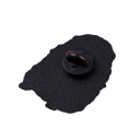 Épinglette émaillée hamster avec croix 2,5 × 3,4 cm broche en métal orange beige jaune accessoire pour sac à dos revers de vêtements 2