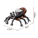 Építő mini modell pók 5,3 x 6 x 2,95 cm Készlet 29 db Mikro téglák 3D szerelési blokkok Kreatív játék gyerekeknek A motorika és a képzelet fejlesztése 2