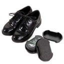 Éponge à chaussures avec huile de silicone et lanoline Pour faire briller les chaussures en cuir Étui en plastique avec couvercle Pour chaussures 2