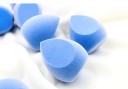 Éponge à maquillage biseautée - Bleue 3