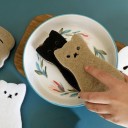 Éponge à vaisselle chat 4 pièces 3