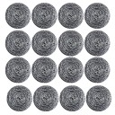 Éponges en acier inoxydable 16 pcs 1