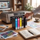 Epson 604XL Mustekasetit 5 kpl Yhteensopiva T604XL Sirulla 2x Musta Sininen Purppura ja Keltainen XP-2200 XP-3200 XP-4200 WF-2910 5