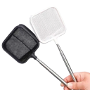 Epuisette de pêche en acier inoxydable 21–46 cm Réseau télescopique 8 cm Profondeur 5 cm Pour la capture de poissons et de crevettes dans un aquarium et des réservoirs à poissons 4
