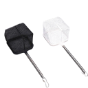 Epuisette de pêche en acier inoxydable 21–46 cm Réseau télescopique 8 cm Profondeur 5 cm Pour la capture de poissons et de crevettes dans un aquarium et des réservoirs à poissons 6
