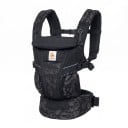 Ergonomic Baby Carrier 0–36 Months Breathable Mesh Hip Belt 66–140 cm Hood Black-Grey For Newborns and Toddlers 3