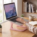 Ergonomic Laptop and Keyboard Stand 23.8 x 23 x 11.7 cm Portable with Universal Compatibility and Robust Construction for Desk 6