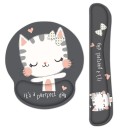 Ergonomic Mouse Pad with Wrist Support for Keyboard K2558 1