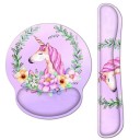 Ergonomic Mouse Pad with Wrist Support for Keyboard K2558 6