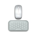 Ergonomic Wrist Rest for Mouse 150 x 80 x 20 mm Memory Foam Massage Surface Tension Relief While Working with a Computer Mouse 3