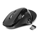 Ergonomická bezdrôtová myš pre pravákov s opierkou dlane USB prijímač 2,4 GHz Deväť tlačidiel Rozlíšenie 2400 DPI Rozmery 157,4 x 91,4 x 56,6 mm 1