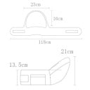 Ergonomické dětské nosítko se sedátkem 21 x 13,5 cm s pásem o délce 118 cm zipovou kapsou a polstrovaným popruhem v tmavě modré barvě 2