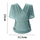 Ergonomické klokaní nosítko pro miminka 0–24 měsíců Nosnost 15 kg Nastavitelný popruh Pohodlné nošení Novorozenecké nosítko 3