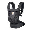 Ergonomické nosítko pro miminko 0–36 měsíců Prodyšná síťovina Bederní pás 66–140 cm Kapuce Pro novorozence i batolata 3