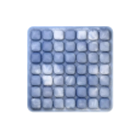 Ergonomický nafukovací sedací polštář 40 × 40 × 3 cm 3D vzduchový podsedák TPU Lycra pro dlouhé sezení 3