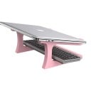 Ergonomický stojan na notebook a klávesnicu 23,8 x 23 x 11,7 cm prenosný s univerzálnou kompatibilitou a robustnou konštrukciou na stôl 3