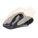 Ergonominen langaton hiiri oikeakätisille, jossa on kämmenen tuki, USB-vastaanotin 2,4 GHz, yhdeksän painiketta, tarkkuus 2400 DPI, mitat 157,4 x 91,4 2