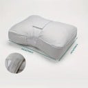 Ergonominen tyyny polvien väliin 34 x 24 cm Ortopedinen tyyny kyljellään nukkumiseen säädettävällä hihnalla Selkärangan, polvien ja lantion tuki 2