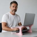 Ergonomischer Laptop- und Tastaturständer 23,8 x 23 x 11,7 cm tragbar mit universeller Kompatibilität und robuster Konstruktion für den Tisch 8