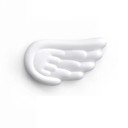 Ergonomisk håndledsstøtte til mus i form af en englevinge. Memory foam. Anti-træthed under arbejde på computeren og spil. 4