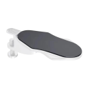 Ergonomiskt armstöd för bordet 31 x 14,5 cm 180° roterbart Skummaterial Handavlastning Installation utan borrning 4