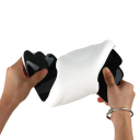 Ergonomiskt handledsstöd framför tangentbordet Ängelvingformad Minnesskum 43 x 10,5 cm För bekväm skrivning 3