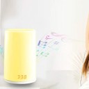 Érintő éjjeli lámpa ébresztőórával és napfelkeltét szimuláló funkcióval 256 RGB színnel 5 természetes hanggal 3 fényerőszinttel Halasztott ébresztés 4