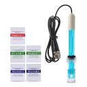 Ersättnings pH-sond med BNC-kontakt Q9, intervall 0–14 pH, kabel 300 cm, glaselektrod, pH-sensor och tester för akvarium och hydroponik 5