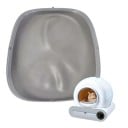 Ersatzboden für selbstreinigende Katzentoilette 39 x 37 cm MIN und MAX Markierungen zum Befüllen mit Streu Seitliche Griffe zur Befestigung Graue 2