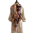 Eșarfă pentru femei 185 x 65 cm Eșarfă din poliester cu un model simplu Accesoriu elegant și ușor Eșarfă stilată și confortabilă pentru purtare zilnică în orice sezon 6