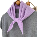 Eșarfă pentru femei în formă de triunghi Eșarfă călduroasă din poliester, lână, acril, viscoză și nailon Accesoriu elegant de toamnă și iarnă 10