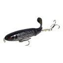 Esca da superficie popper 10 cm 13 g con coda rotante e occhi 3D Due ami tripli Per la pesca a spinning di pesci predatori 16