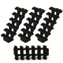 Escadas para brinquedos de construção 7,5 x 3,2 cm Escadas retas para casas Acessório para brinquedos de construção Escadas para casa Elemento de construção para modelos 4 pcs 2