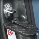 Escalera de gancho para puertas de coche 15 x 7,7 cm Aleación de aluminio Capacidad de carga 250 kg Accesorios de coche plegables Punta 4