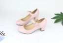 Escarpins en cuir pour femmes avec boucle J2377 4