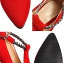 Escarpins en daim avec boucle pour femmes 3