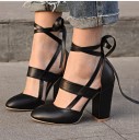 Escarpins en simili cuir pour femmes 3