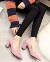 Escarpins en velours pour femmes J2400 4