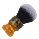 Escova de barbear para homens 53 x 24 mm Cerdas sintéticas Cabo ergonómico em resina 48 x 38 mm Pincel de barbear para barbear clássico 3