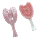 Escova de cabelo mini anjo profissional para mulheres Mini detangler escova de cabeleireiro Antiestática escova de bolsa 3