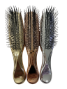 Escova de Cabelo Premium Escova de Champô de Massagem Pente de Plástico Escova Desembaraçadora Cores Espelhadas Desembaraçamento Suave 3