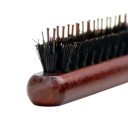 Escova de cabelo profissional de salão com cerdas de javali Pente de madeira 24×2,5×10 cm Escova de styling para cabeleireiros e uso doméstico 4