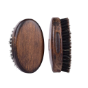 Escova de cerdas de javali para homens 6 x 11,5 x 4 cm Escova de viagem em madeira para cabelo e barba Escova manual pequena sem pega 2