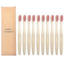 Escova de dentes de bambu 10 pcs 7