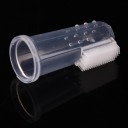 Escova de dentes de silicone com estojo para cães e gatos 15