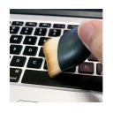 Escova de limpeza 9,7x2,6x5 cm para o interior do carro, teclado e ar condicionado Cerdas macias e finas com capa Ferramenta detalhada para pó e fendas 5