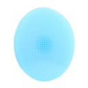 Escova de limpeza facial em silicone com cerdas suaves e saliências arredondadas Para cuidados diários da pele Dimensões 6,5 x 5 cm 2